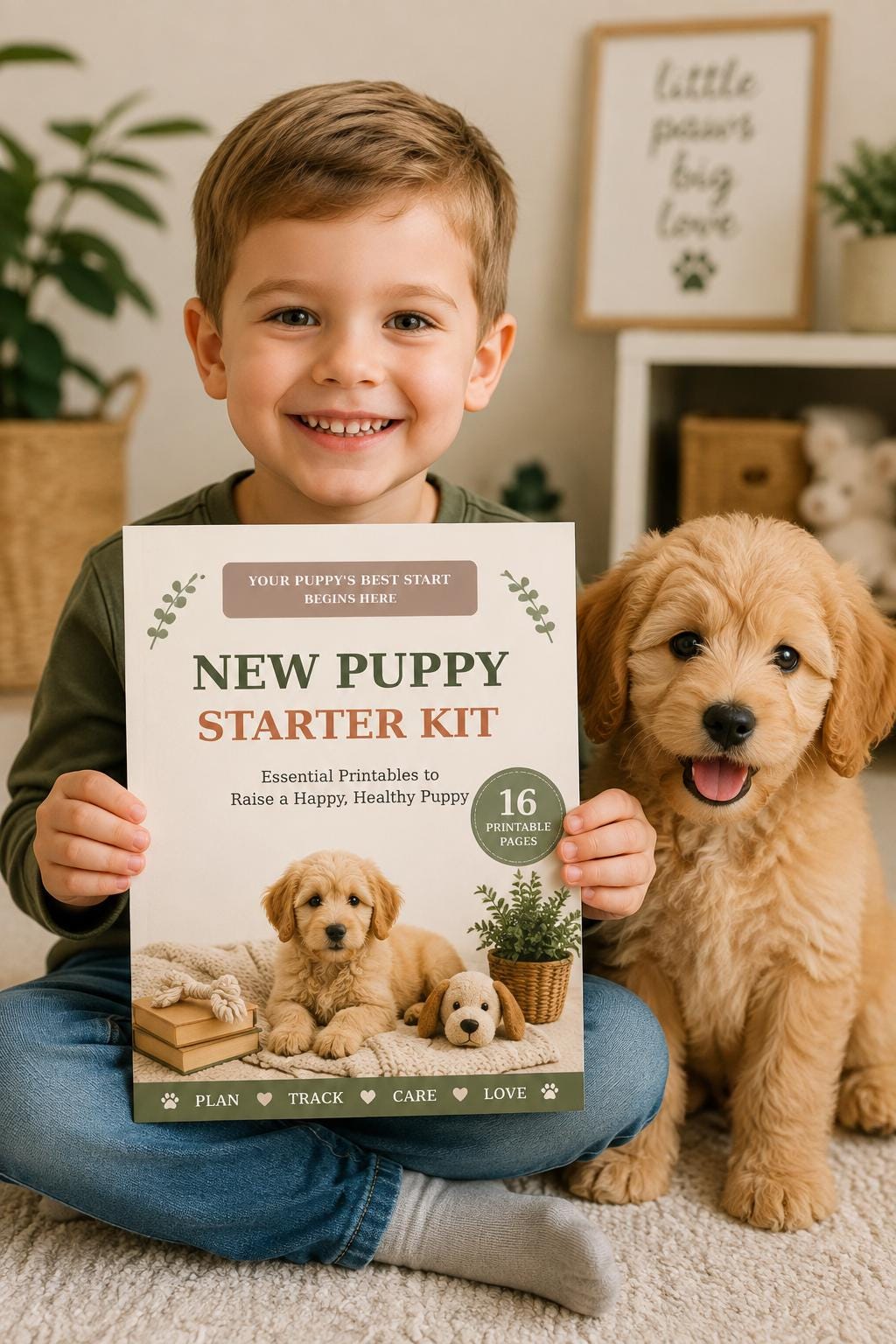 New Puppy Starter Kit | 16-Page Printable Planner (Digital Download)