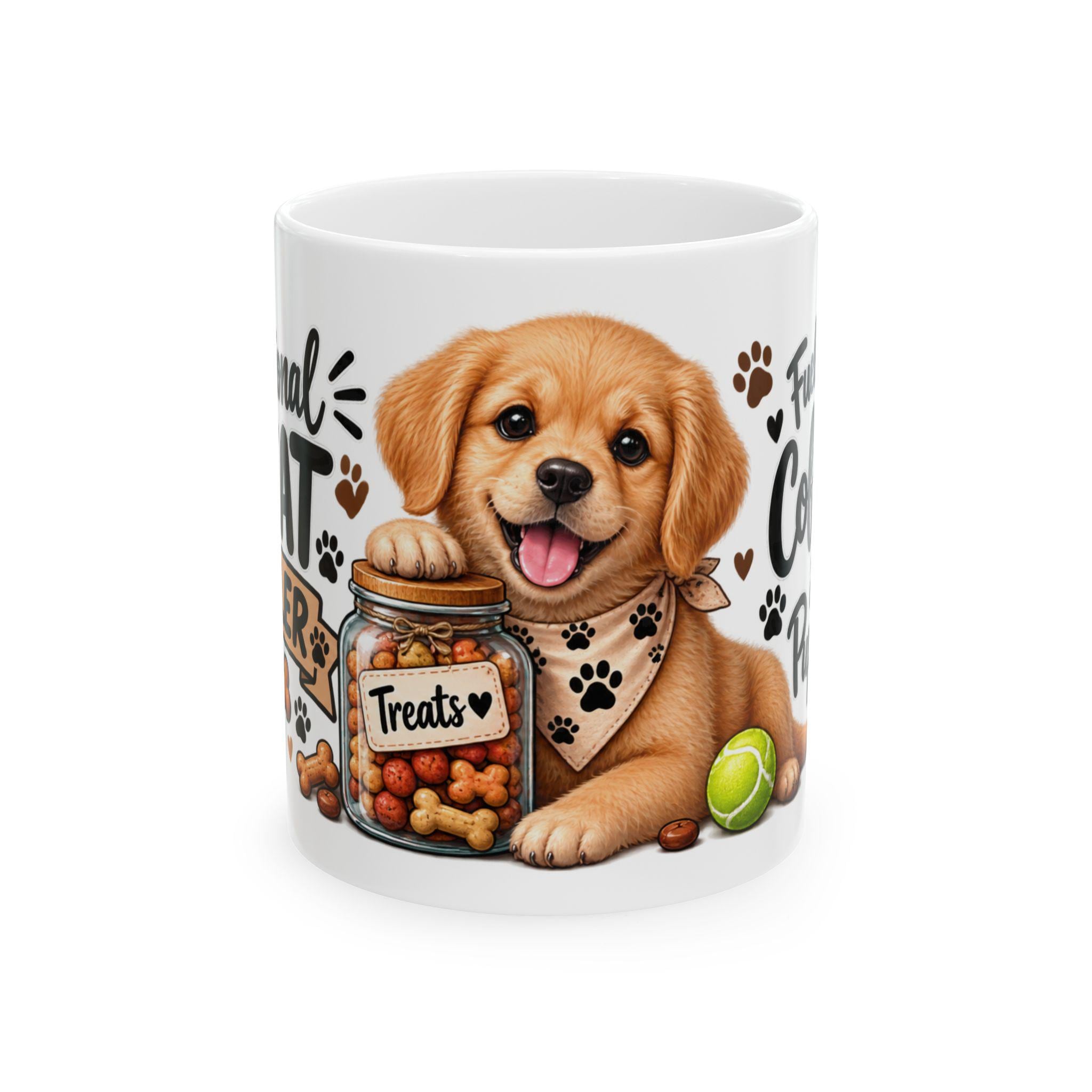 Golden Puppy Treat Dealer Mug | Coffee Lover Dog Mom Gift
