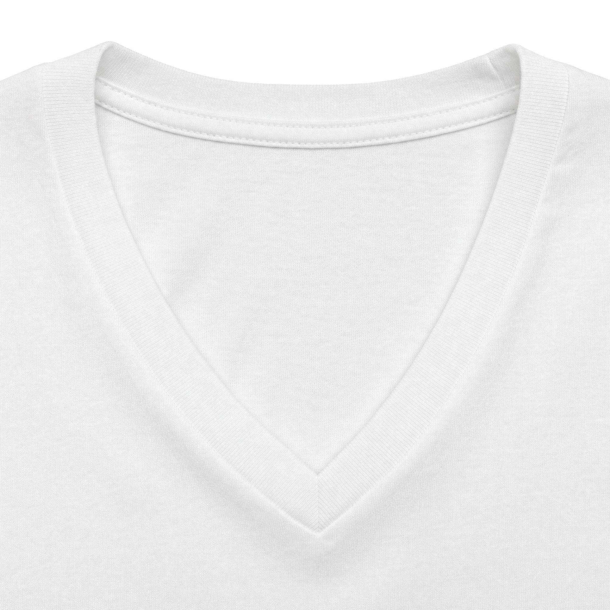 Dog Mom V-Neck T-Shirt | Paw Print Pet Lover Tee (Made to Order)