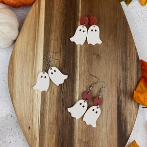 Halloween Little Ghosty Earrings *you choose your style