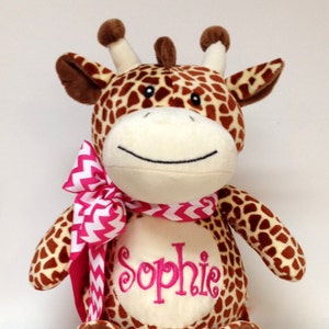 Personalized Plush Giraffe Stuffed Animal