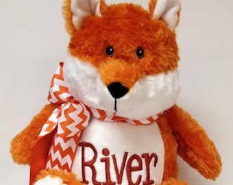 Personalized 16" Plush Fox Stuffed Animal