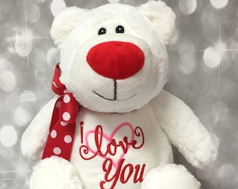 Osito de peluche de edición limitada "Te amo" para San Valentín