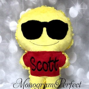 Personalized Cool Dude “Shades” Softie Plush Stuffed Soft Toy