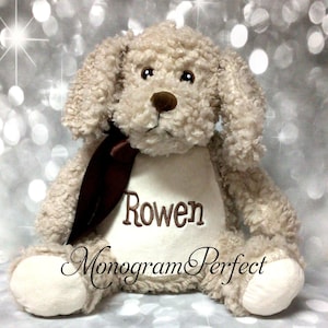 Personalized Plush Stuffed Floppy Ear BrownDog Stuffed Animal