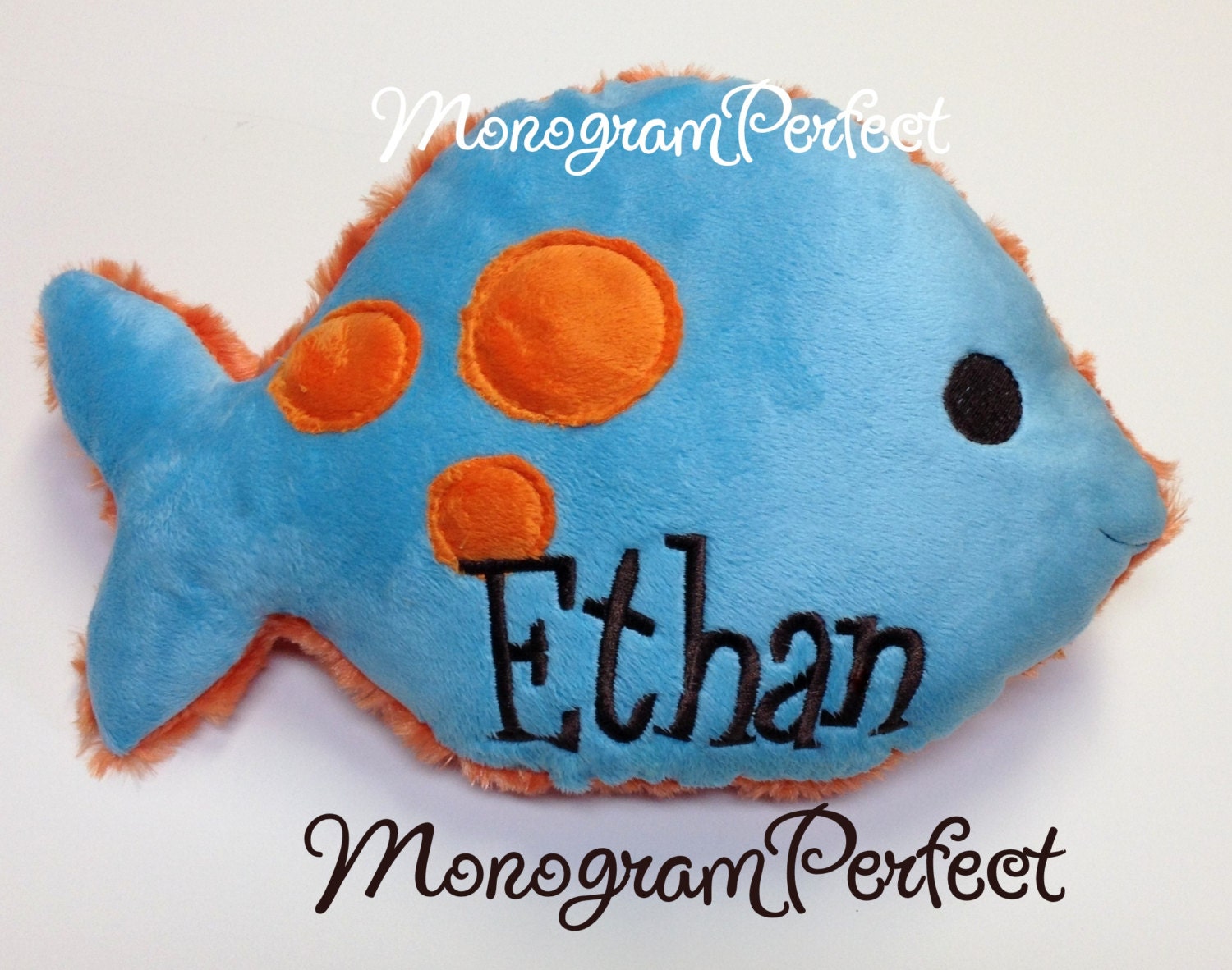 blue fish plush