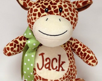 Personalized Plush Giraffe Stuffed Animal