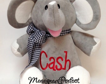 Personalized 16" Plush Elephant Stuffed Animal