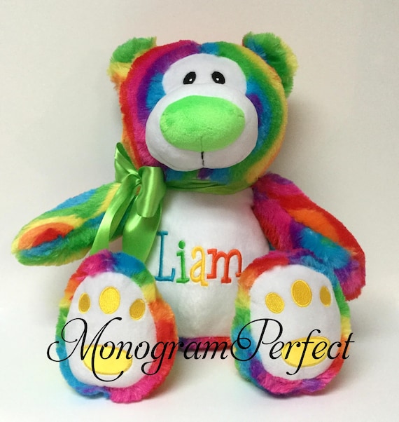 Peluche de oso arcoíris personalizado gigante España