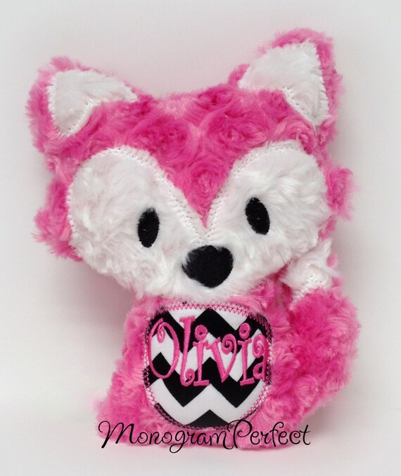 Carters pink fox stuffed animal sale