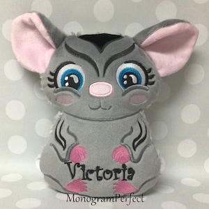 Personalized Plush Sugar Glider Stuffed Animal, Stuffie Soft Toy Handmade