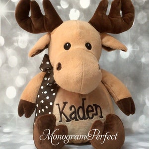 Personalized 16" Plush Moose Stuffed Animal