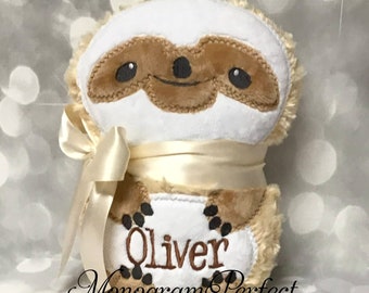 Personalized Sweet Sloth Stuffed Soft Toy