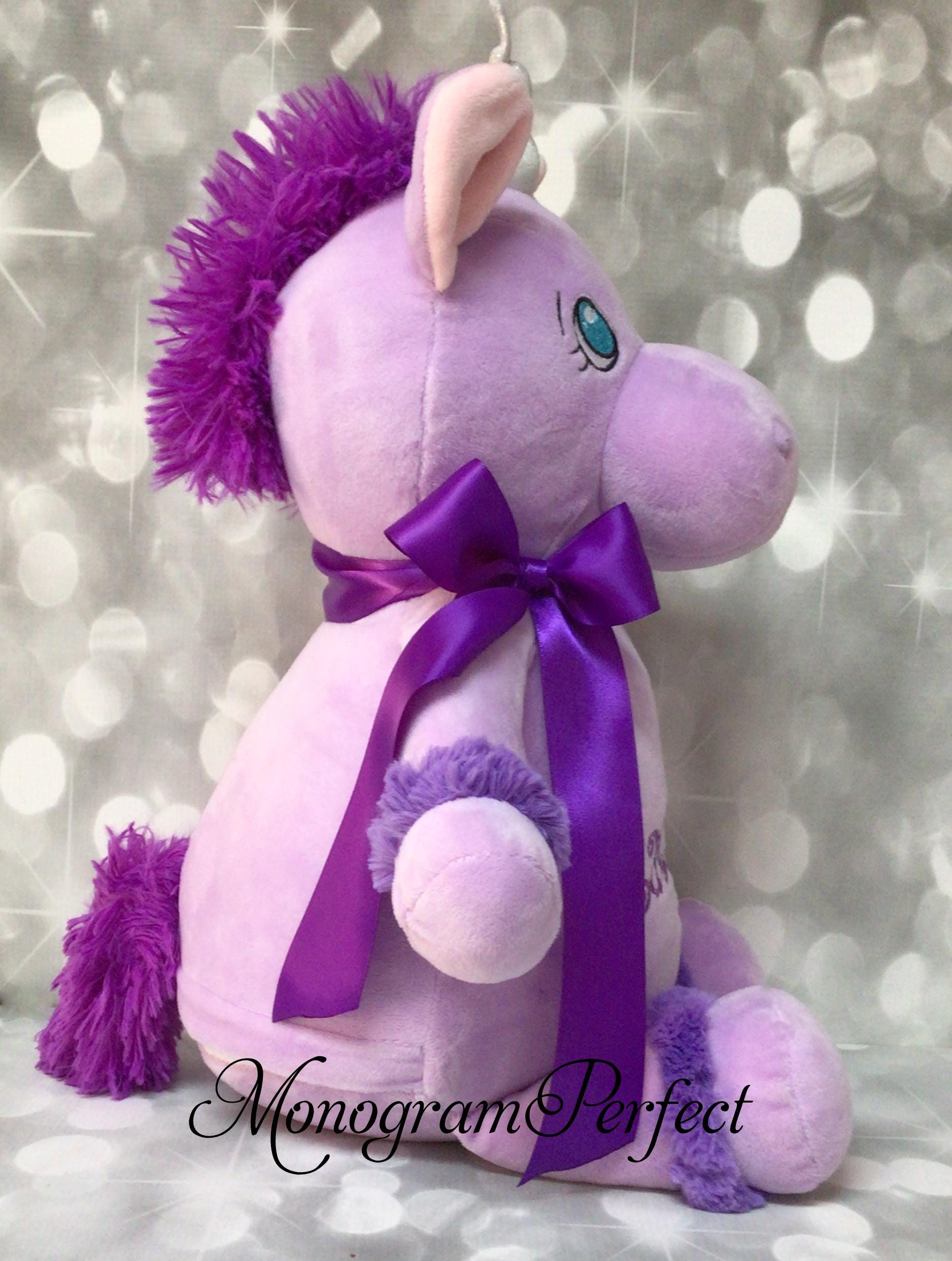 Purple stuffed unicorn hotsell