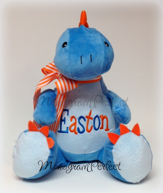 blue dinosaur plush
