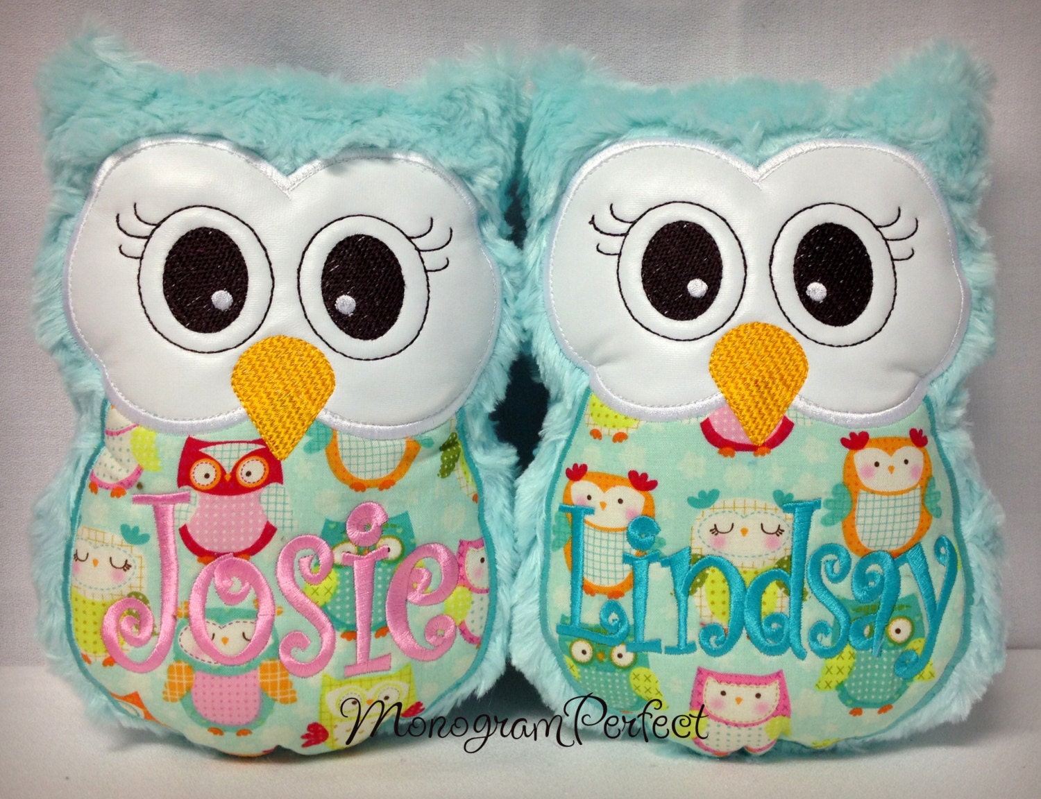 3点セットカレッジドール スリーピーベア owl One Personalized Owl Stuffed Animal Reading Buddy Pillow, Soft Toy
