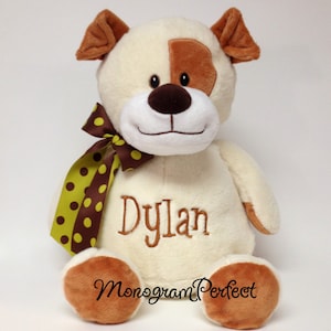 Dylan - ALREADY PERSONALIZED - Stuffed 16&quot; Puppy Dog
