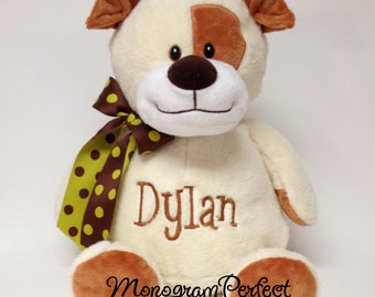 Dylan - ALREADY PERSONALIZED - Stuffed 16" Puppy Dog