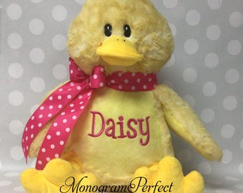 Yellow Plush Duck Stuffed Animal - 16"
