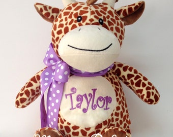 Personalized Plush Giraffe Stuffed Animal