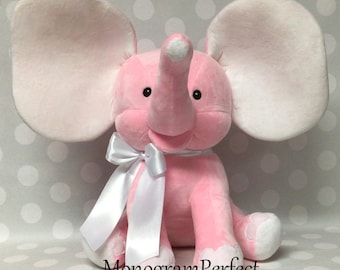 Rosa Elefant, Stofftier, Babypartygeschenk, Kinderzimmerdeko, 30 x 40 cm