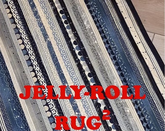 PATTERN:   Jelly Roll RUG 2 - RJD120 - Jelly Roll Friendly - Rug - Rectangle - Easy - Roma Lambson - Area Rug