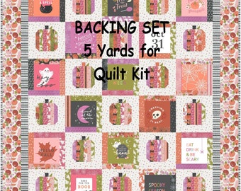 Quilt KIT: Hey Boo Layer Cake Pumpkins - DLL216 - Lavender & Lime ...