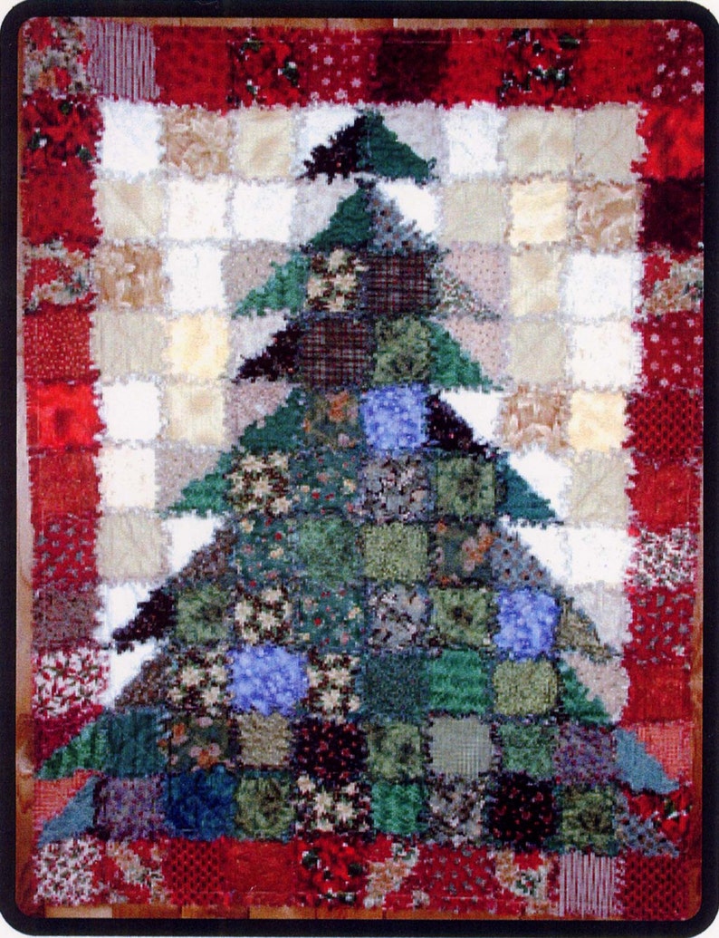 PATTERN Oh Christmas Tree Rag Quilt Etsy