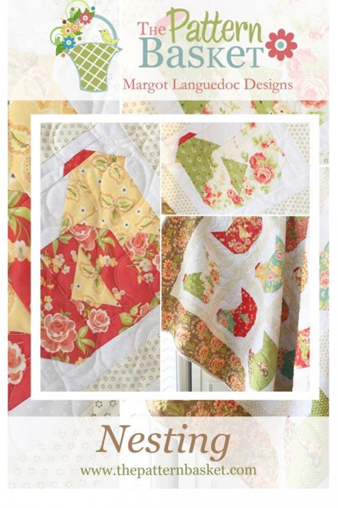 PATTERN: NESTING - the Pattern Basket - TPB1802 - Hens - Layer Cake ...
