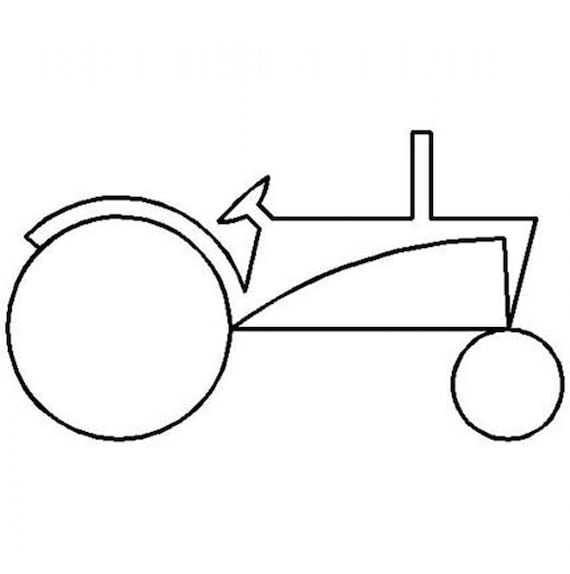 notion stencil template tractor layer cake friendly etsy