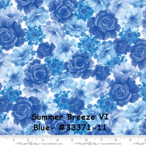 Summer Breeze Vi 33374 13 17 Piece Blue Etsy