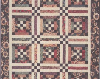 PATTERN:  Chain Chain Chain - Jelly Roll Friendly - Strip Club Pattern -Cozy Quilt Designs-by Georgette Dell-Orco-3 Sizes-Throw, Twin, Queen