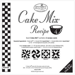 PATTERN: Cake Mix Recipe #2 - CM2 - Miss Rosie - Foundation Piecing ...