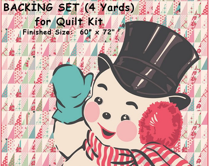 Sweet Christmas Quilt Kit BACKING SET by Urban Chiks Quilt Kit Moda 60