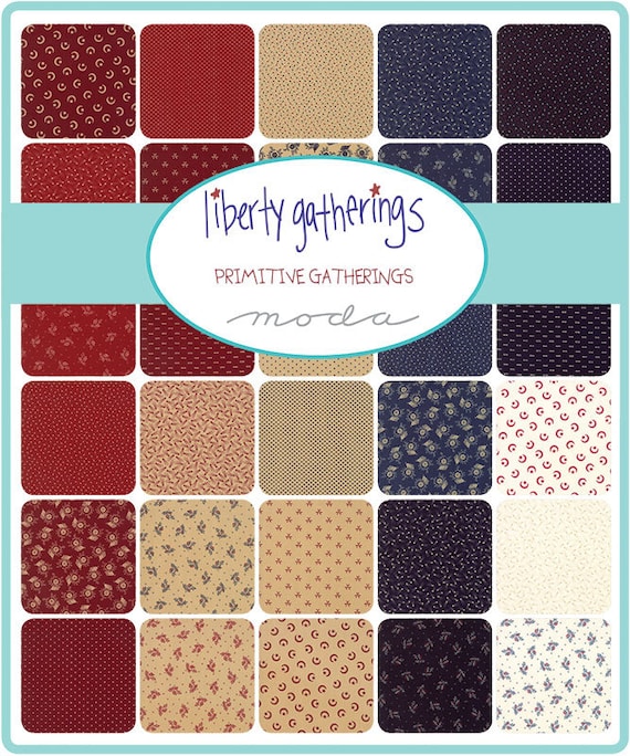 12709 29 1//2 yd Moda WOVEN Fabric ~ LIBERTY GATHERINGS ~ Primitive Gatherings