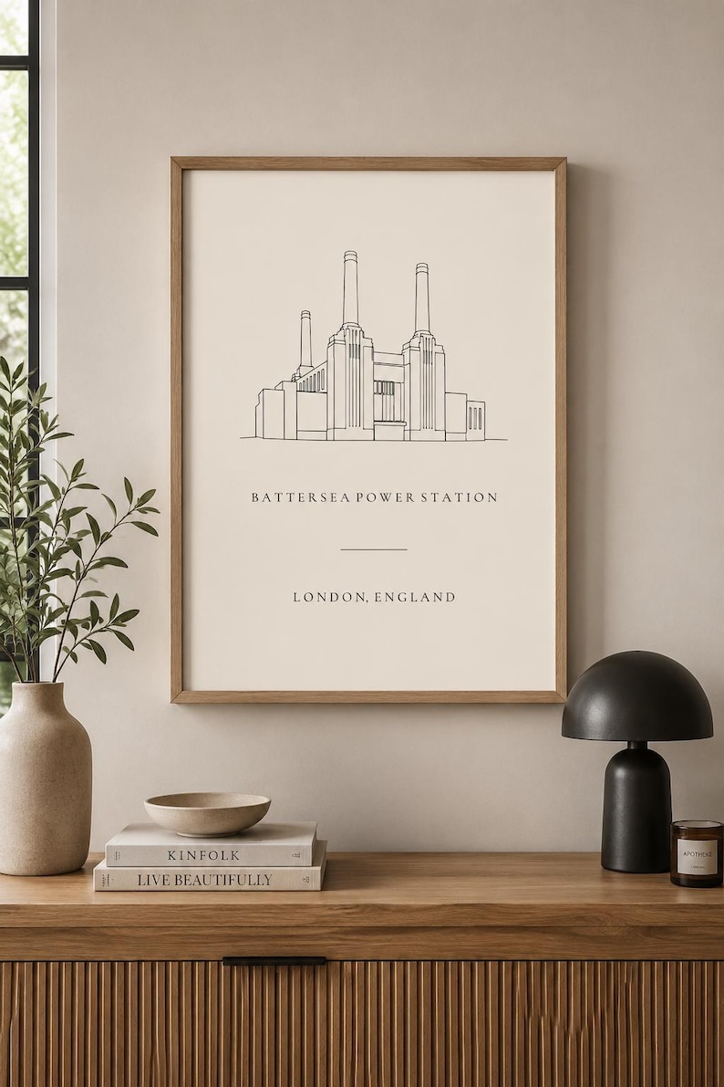 Battersea Power Station London wall art print