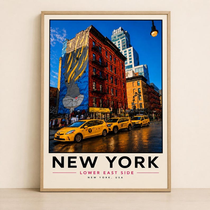 Bundle of three city travel prints for New York, Notting Hill and Edinburgh — extra photo 1