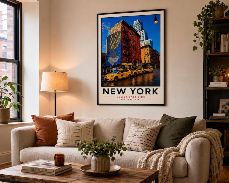 Bundle of three city travel prints for New York, Notting Hill and Edinburgh — extra photo 6
