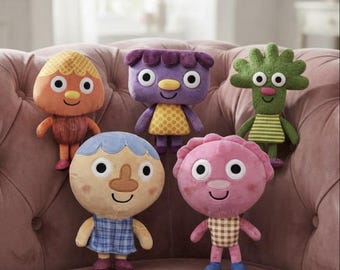 Noodle and Pals Plush Dolls: Soft, Safe Baby Toy (20cm)