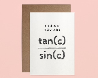 Anniversary Valentines Day Card - I think you are very sec(c)