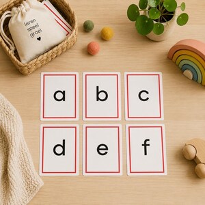 Flashcards lowercase