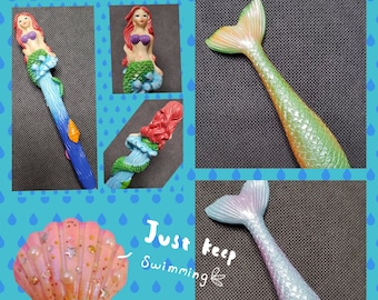 Premium Mermaid Themed Resin Diamond Painting Drill Pens