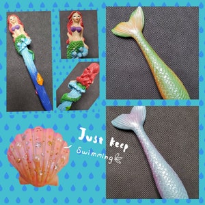 Premium Mermaid Themed Resin Diamond Painting Drill Pens