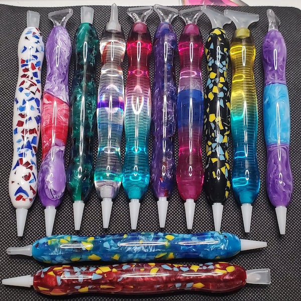 Under the Sea Premium Resin, Hand-Turned 5D Diamond Painting Drill Pens