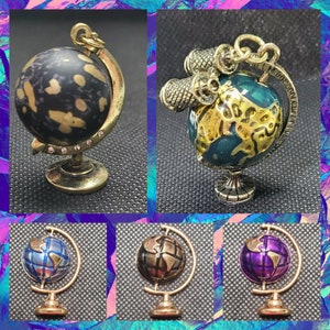 Metall Globe 5D Diamant Malerei Cover Minders / Needle Minders