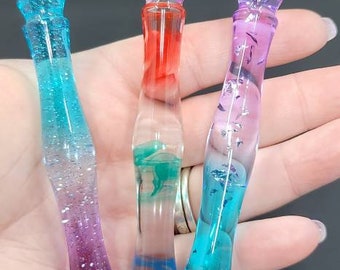 3 *NEW* Thin, Etched Premium Resin, Hand-Turned 5D Diamond Painting Drill Pens