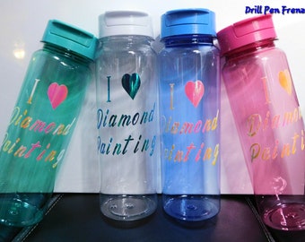 I Love Diamond Painting Tumbler with Holographic Decal - 30 ounce Size