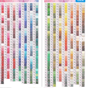 DMC Color Chart