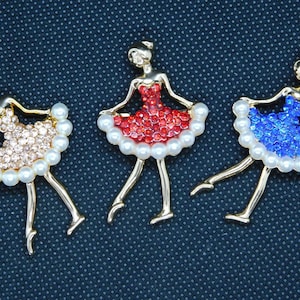 Ballerine en métal 5D Diamond Painting Cover Minders/Needle Minders