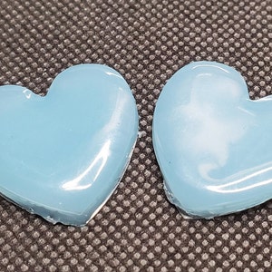 Heart & Square Shaped Wax Containers For 5D Diamond Painting 1 Blue Heart Wax